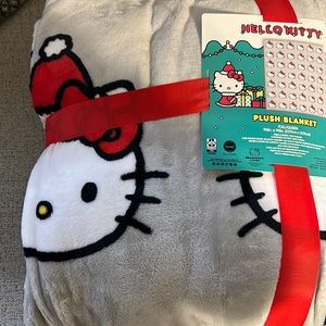 Hello kitty christmas blanket